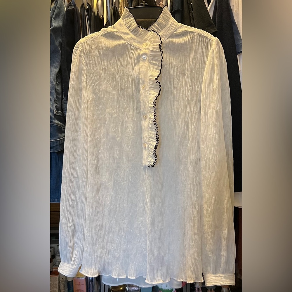 Tory Burch Ruffle Shirt